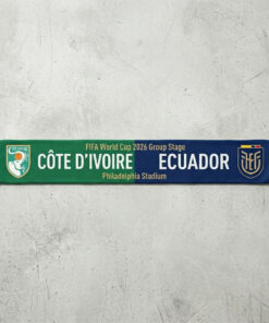 Global Soccer Event 2026 Côte D’Ivoire Vs Ecuador Football Scarf Two Sided