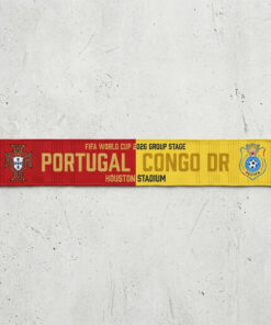 Global Soccer Event 2026 Portugal Vs Congo DR Football Scarf Match Souvenir