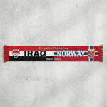 Global Soccer Event 2026 Iraq Vs Norway Football Scarf Contrast Style