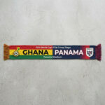 Global Soccer Event 2026 Ghana Vs Panama Football Scarf Half Design