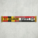 Global Soccer Event 2026 Belgium Vs Egypt Football Scarf Stadium Edition