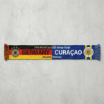 Global Soccer Event 2026 Germany Vs Curaçao Football Scarf Vibrant Print