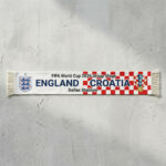 Global Soccer Event 2026 England Vs Croatia Football Scarf Match Souvenir