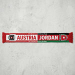 Global Soccer Event 2026 Austria Vs Jordan Football Scarf Contrast Style