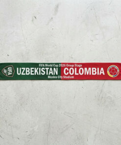Global Soccer Event 2026 Uzbekistan Vs Colombia Football Scarf Split Colors
