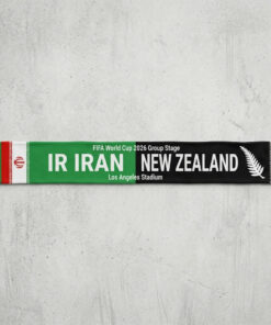 Global Soccer Event 2026 IR Iran Vs New Zealand Football Scarf Vibrant Print