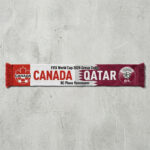 Global Soccer Event 2026 Canada Vs Qatar Football Scarf Match Souvenir
