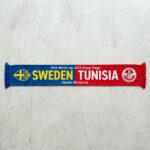 Global Soccer Event 2026 Sweden Vs Tunisia Football Scarf Vibrant Print