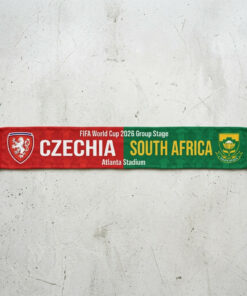 Global Soccer Event 2026 Czechia Vs South Africa Football Scarf Two Tone