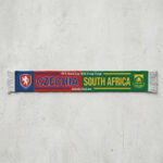 Global Soccer Event 2026 Czechia Vs South Africa Football Scarf Contrast Style