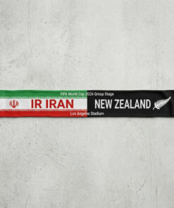 Global Soccer Event 2026 IR Iran Vs New Zealand Football Scarf Dual Tone