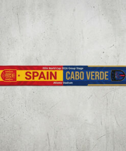 Global Soccer Event 2026 Spain Vs Cabo Verde Football Scarf National Colors