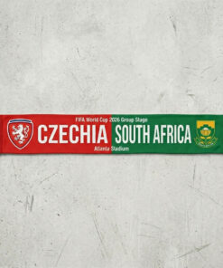 Global Soccer Event 2026 Czechia Vs South Africa Football Scarf Split Colors