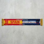 Global Soccer Event 2026 Spain Vs Cabo Verde Football Scarf Official Crests