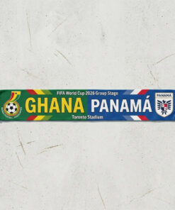 Global Soccer Event 2026 Ghana Vs Panama Football Scarf Match Souvenir