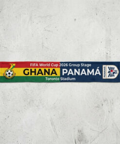 Global Soccer Event 2026 Ghana Vs Panama Football Scarf Contrast Style