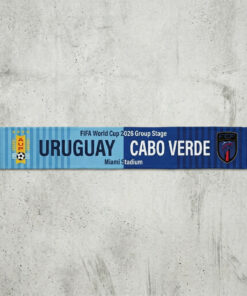 Global Soccer Event 2026 Uruguay Vs Cabo Verde Football Scarf Contrast Style