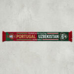 Global Soccer Event 2026 Portugal Vs Uzbekistan Football Scarf Match Souvenir