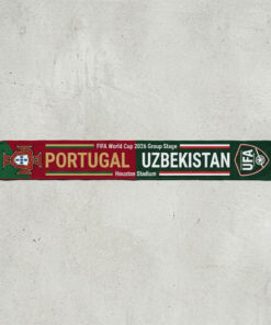 Global Soccer Event 2026 Portugal Vs Uzbekistan Football Scarf Match Souvenir