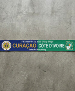 Global Soccer Event 2026 Curaçao Vs Côte d’Ivoire Football Scarf Vivid Print