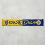 Global Soccer Event 2026 Ecuador Vs Curaçao Football Scarf Vibrant Colors