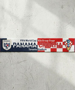 Global Soccer Event 2026 Panama Vs Croatia Football Scarf Match Souvenir