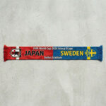 Global Soccer Event 2026 Japan Vs Sweden Football Scarf Dual Crests