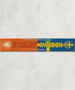 Global Soccer Event 2026 Netherlands Vs Sweden Football Scarf Match Souvenir