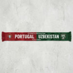 Global Soccer Event 2026 Portugal Vs Uzbekistan Football Scarf Vibrant Graphics