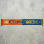 Global Soccer Event 2026 Netherlands Vs Sweden Football Scarf Color Block
