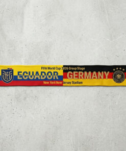 Global Soccer Event 2026 Ecuador Vs Germany Football Scarf Group Stage