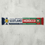 Global Soccer Event 2026 Scotland Vs Morocco Football Scarf Two Tone
