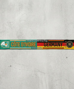 Global Soccer Event 2026 Côte D’Ivoire Vs Germany Football Scarf Split Design