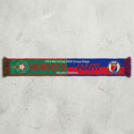 Global Soccer Event 2026 Morocco Vs Haiti Football Scarf Atlanta Stadium