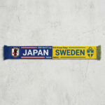 Global Soccer Event 2026 Japan Vs Sweden Football Scarf Matchday Souvenir