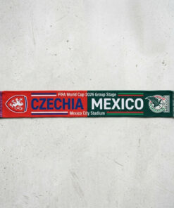 Global Soccer Event 2026 Czechia Vs Mexico Football Scarf Split Design