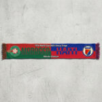Global Soccer Event 2026 Morocco Vs Haiti Football Scarf Fringed Ends