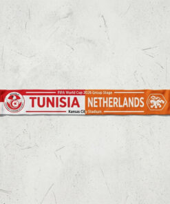 Global Soccer Event 2026 Tunisia Vs Netherlands Football Scarf Group Stage
