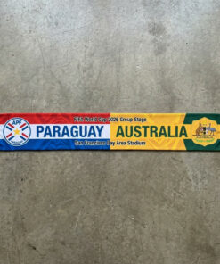 Global Soccer Event 2026 Paraguay Vs Australia Football Scarf Stadium Series