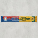 Global Soccer Event 2026 Paraguay Vs Australia Football Scarf Gameday Knit