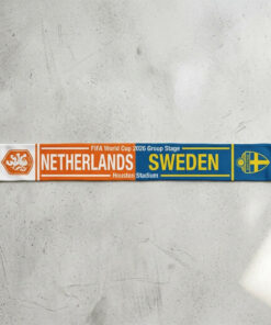 Global Soccer Event 2026 Netherlands Vs Sweden Football Scarf Houston Edition