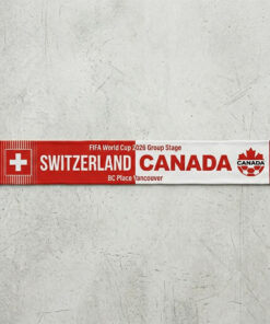 Global Soccer Event 2026 Switzerland Vs Canada Football Scarf Group Stage