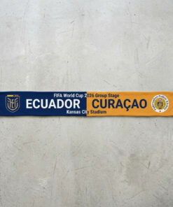 Global Soccer Event 2026 Ecuador Vs Curaçao Football Scarf Kansas Edition