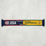 Global Soccer Event 2026 USA Vs Australia Football Scarf Seattle Edition