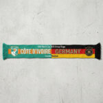 Global Soccer Event 2026 Côte D’Ivoire Vs Germany Football Scarf Match Souvenir
