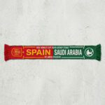 Global Soccer Event 2026 Spain Vs Saudi Arabia Football Scarf Group Stage