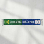 Global Soccer Event 2026 South Africa Vs Korea Republic Football Scarf Stadium Print