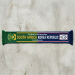 Global Soccer Event 2026 South Africa Vs Korea Republic Football Scarf Fringed Ends
