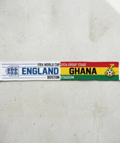 Global Soccer Event 2026 England Vs Ghana Football Scarf Soccer Ball