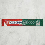 Global Soccer Event 2026 Czechia Vs Mexico Football Scarf Half Red